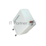 Сетевое зарядное устройство MORE CHOICE (4610196408632) NC60 1USB-C 3.0A PD 20W быстрая зарядка белый