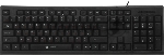 Клавиатура проводная Oklick 120M, USB, черный