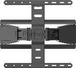 Кронштейн для телевизора Ultramounts UM955 черный 37"-75" макс.50кг настенный поворот и наклон