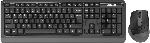 Комплект клавиатура+мышь A4Tech FStyler FG1035 беспроводной, USB, 2000 DPI, чёрный/серый