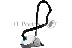 Пылесос Blackton Bt VC1401B белый/голубой, 350/1400 Вт, уборка сухая, пылесборник мешок 1.5 л
