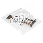 Кабель питания SATA ExeGate EX-CC-SATAM2F-0.15A (15pin M/2x15pinF, угловые разъемы, 0,15м)