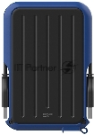 Внешний HDD 2.5" Silicon Power Armor A66, 2TB, USB 3.2 Gen 1 Type-A, 5400 rpm, черно-синий