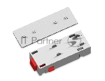 GL1105 WH белый коннектор питания с соеденителем прямой для шинопровода Magnetic 220V 68*28.5*18