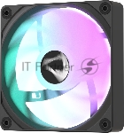 Вентилятор для корпуса Formula PA120R Reverse ARGB 120х120x25 черный 4-pin 28.8дБ (PA120R BLACK) Ret