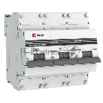 Выключатель автоматический EKF mcb47100-3-63C-pro 3P 63А (C) 10kA ВА 47-100 EKF PROxima