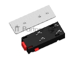 GL1106 BK черный коннектор питания с соединителем для шинопровода Magnetic 220V 68*28.5*18