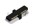 GL7160 BK черный матовый коннектор прямой для однофазного шинопровода Standard 220V NEW 79*35*20