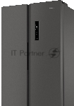 Холодильник Weissgauff WSBS 500 Inverter NoFrost Dark Grey двухкамерный 270/180л морозилка слева, No Frost, Side by Side, вид 6