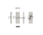 Флешка USB Netac UM1 (NT03UM1N-128G-32PN), 128Gb, USB 3.2, R/W 150/45, серебристый