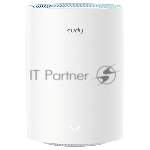 Бесшовный Mesh роутер Cudy M1300(1-Pack) AC1200 10/100/1000BASE-TX белый