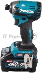 Шуруповерт Makita TD003GA201, 40 В, 2 Ач, 210 Нм, бесщеточный, ударный, вид 2