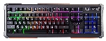 Клавиатура Oklick 717G Black Death проводная, USB Type-A, чёрный/серый