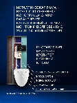 Комплект BAU 6 в 1: рамная инсталляция BAU NEO 45, унитаз подвесной безободковый вихревой со скрытым сливом Bau Dream Hurricane3, сиденье дюропласт микролифт, кнопка смыва BAU Dream , черная матовая