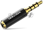 Переходник Vention Jack 2.5 mm F/3.5mm M
