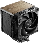 Кулер для процессора DEEPCOOL AK500 G2 LGA1851/1700/1200/115X/AM5/AM4 (9шт/кор, TDP 240W, PWM, Fan 120мм, 5 тепл. трубок, Copper Base, Wood-grain top cover, черный) RET (R-AK500G2-BKNNMN-GJD)
