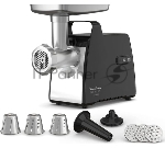 Мясорубка электрическая Moulinex ME558810 черный, 2200 Вт, 3.9 кг/мин, реверс, насадки - 8