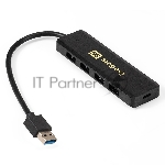 USB-концентратор ExeGate DUB-4P/1, USB 3.0, USB, USB Type-C