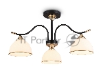Светильник Ambrella light TR3161/3 BK/FGD черный/золото E27/3 max 60W D580*300