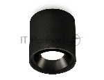 Светильник Ambrella Light XS7723002 SBK/PBK черный песок/черный полированный MR16 GU5.3 (C7723, N7031)
