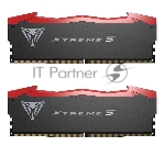 Оперативная память Patriot Viper Xtreme 5, DDR5, 48GB (2x24GB), 7600MHz, CL36, DIMM, с радиаторами, черный