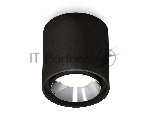 Светильник Ambrella Light XS7723003 SBK/PSL черный песок/серебро полированное MR16 GU5.3 (C7723, N7032)