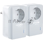 Сетевой адаптер TP-Link TL-PA4010PKIT AV600 Powerline Adapter with AC Pass Through Starter Kit, Ultra Compact Size, 500Mbps Powerline Datarate, 10/100Mbps Fast Ethernet, HomePlug AV, Green Powerline, Plug and Play, вид 11