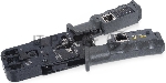 Инструмент для обжима проводников Cabeus, RJ-45, RJ-12, RJ-11, с тестером, 3 в 1, (HT-2010NT (HT-022))