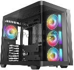Корпус DeepCool CG530U 4F Black, Midi-Tower, чёрный, 4 x 120 мм
