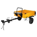 Прицеп для мотоблока TT-500, оцинк., груз. 500 кг, рег. сцепка, колеса 4.00-10, в упаковке  Denzel