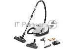 Пылесос Karcher DS 6 Plus белый/черный, 350/650 Вт, уборка влажная/сухая, пылесборник контейнер 2 л