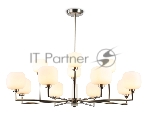 Люстра Ambrella light LH53005/12 SN/FR сатин никель/белый матовый G9*12 max 40W D910*680