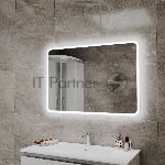 Зеркало Bau Stil 100х70, LED подсветка, сенсор, пластиковый защитный корпус