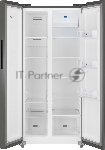 Холодильник Weissgauff WSBS 500 Inverter NoFrost Dark Grey двухкамерный 270/180л морозилка слева, No Frost, Side by Side, вид 11