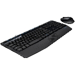 Комплект клавиатура+мышь Logitech MK345 беспроводной, USB, 1000 DPI, чёрный/серый, вид 25