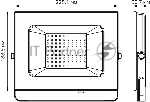 Прожектор светодиодный Gauss Elementary 70W 7175lm 4000К 175-265V IP65 черный LED