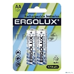 Аккумулятор AA-2700мА.ч Ni-Mh BL-2 NHAA2700BL2 1.2В (блист.2шт) Ergolux 12445