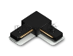 GL7164 BK черный матовый коннектор угловой для однофазного шинопровода Standard 220V NEW 70*70*20