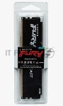 Оперативная память Kingston Fury Beast, DDR5, 8GB (1x8GB), 5600MHz, CL36, DIMM, с радиатором, черный