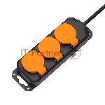 Удлинитель силовой Filum FL-PEC-3SCH-IP44 IP44, 3 розетки Schuko с кабелем 3х1.5 длиной 1.5 м.