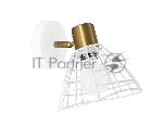 Светильник Ambrella light TR8600 WH/GD белый/золото E27 max 40W 154*145*205
