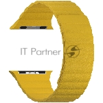 Кожаный ремешок для Apple Watch 38/40 mm LYAMBDA POLLUX DSP-24-40-YL Yellow