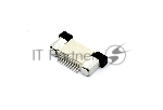 Разъем FPC  Half Coverage Top Contact 0.5K-BS-10PWB 10 pin высота 2мм шаг 0,5мм