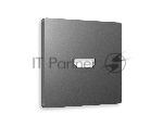 Лицевая панель ALFA (Антрацит серый) для HDMI розетки QUANT AP6640