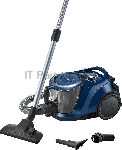 Пылесос Bosch BGS412000 черный/синий, 2000 Вт, уборка сухая, пылесборник контейнер 2.4 л