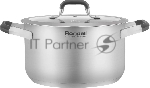 Кастрюля Rondell Stolz RDS-1754, 5.2 л, 24 см, нержавеющая сталь, с крышкой