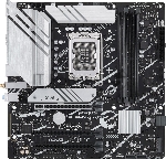 Материнская плата ASUS PRIME B760M-A WIFI D4, LGA 1700, Intel B760, 4xDDR4, 4xSATA, 2xM.2, 1xPCIe 4.0 x16, 1xPCIe 4.0 x4, 1xPCIe 4.0 x1, 2xHDMI, 1xDP, 1x 2.5Gb LAN, 2xUSB-A 3.2 Gen 2, 4xUSB-A 2.0, 3x3.5 мм, 7.1, mATX