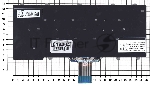 Клавиатура для ноутбука Dell E5250 E7250 черная без подсветки