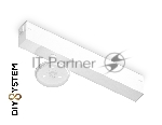 Крепеж трековый для корпуса DIY D60mm 232*60*80 WH белый