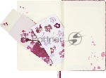 Блокнот Moleskine LIMITED EDITION САКУРА LESU09QP062 Large 130х210мм обложка текстиль 176стр. нелинованный твердая обложка розовый 2026, вид 2